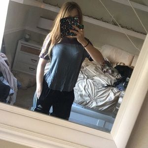 Pac-sun Dark Greenish Blue T-shirt